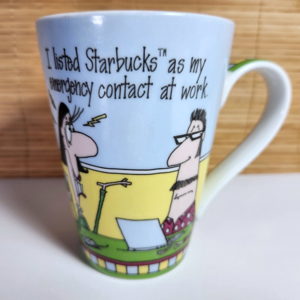 Coffee Mug Cup I Listed Starbucks as my Emergency Work Contact Gregory K…